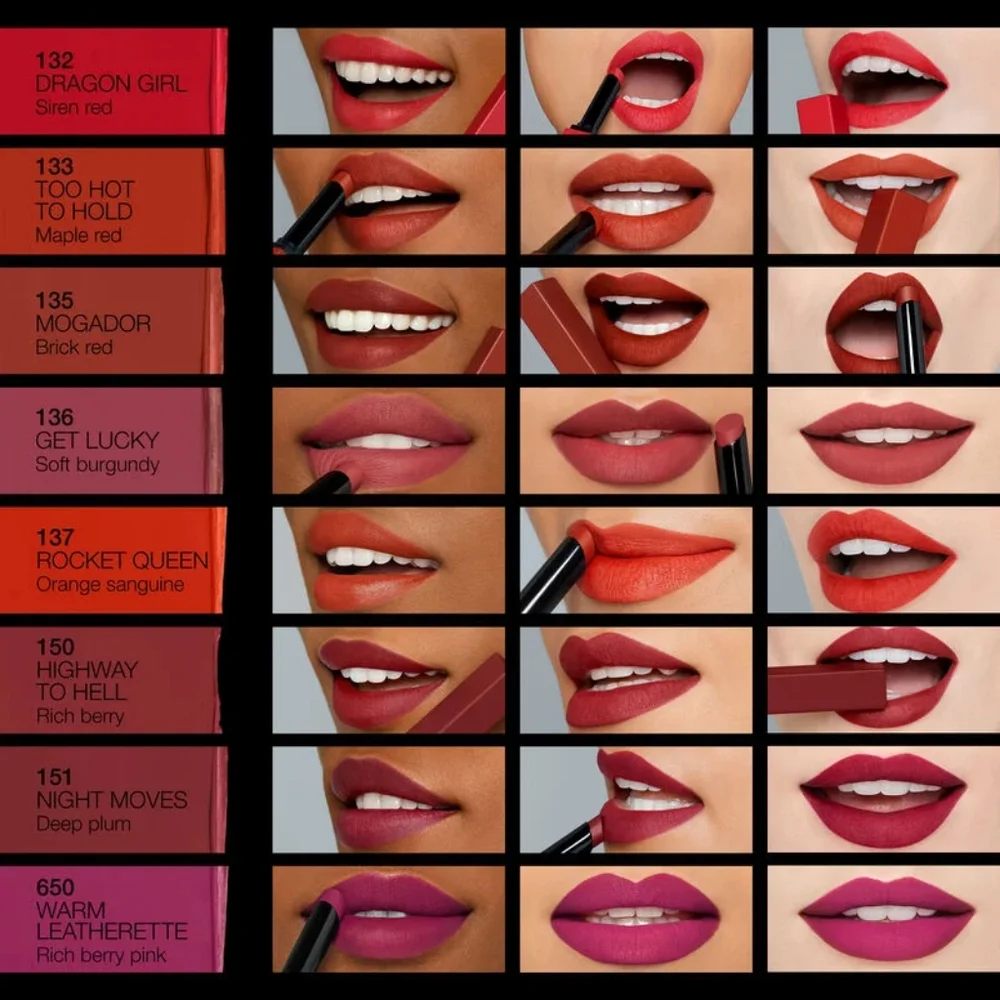 Too Hot To Hold NARS Powermatte Lipstick Maple Red Brand New In Box Full Size